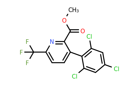1361650-55-6 | Methyl 3-(2,4,6-trichlorophenyl)-6-(trifluoromethyl)picolinate