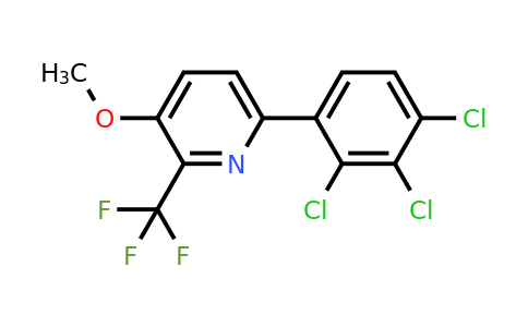 1361651-77-5 | 3-Methoxy-6-(2,3,4-trichlorophenyl)-2-(trifluoromethyl)pyridine