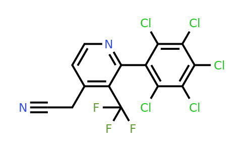 1361651-93-5 | 2-(Perchlorophenyl)-3-(trifluoromethyl)pyridine-4-acetonitrile