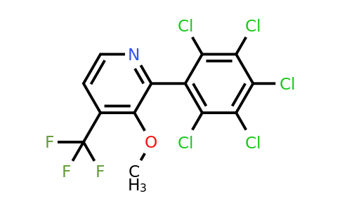 1361653-14-6 | 3-Methoxy-2-(perchlorophenyl)-4-(trifluoromethyl)pyridine