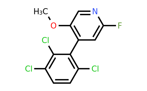 1361653-17-9 | 2-Fluoro-5-methoxy-4-(2,3,6-trichlorophenyl)pyridine