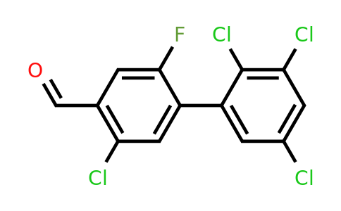 1361653-56-6 | 2-Fluoro-5,2',3',5'-tetrachlorobiphenyl-4-carboxaldehyde