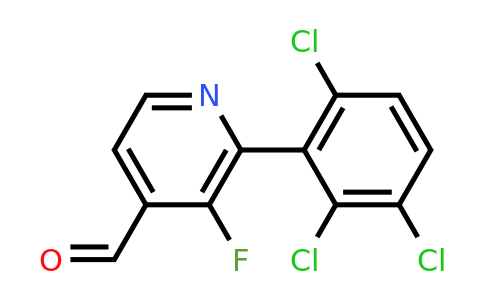 1361653-81-7 | 3-Fluoro-2-(2,3,6-trichlorophenyl)isonicotinaldehyde