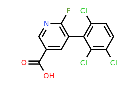 1361654-14-9 | 6-Fluoro-5-(2,3,6-trichlorophenyl)nicotinic acid