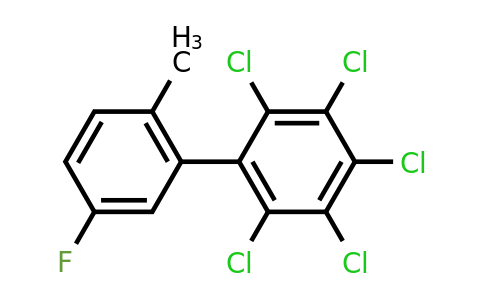 1361654-15-0 | 5'-Fluoro-2'-methyl-2,3,4,5,6-pentachlorobiphenyl