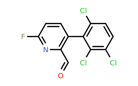 1361654-23-0 | 6-Fluoro-3-(2,3,6-trichlorophenyl)picolinaldehyde