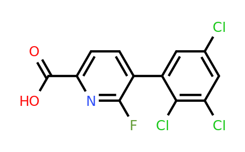 1361654-36-5 | 6-Fluoro-5-(2,3,5-trichlorophenyl)picolinic acid