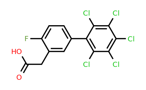 1361654-41-2 | 4-Fluoro-2',3',4',5',6'-pentachlorobiphenyl-3-acetic acid