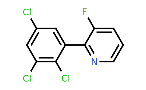 1361654-44-5 | 3-Fluoro-2-(2,3,5-trichlorophenyl)pyridine