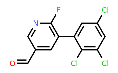 1361654-56-9 | 6-Fluoro-5-(2,3,5-trichlorophenyl)nicotinaldehyde