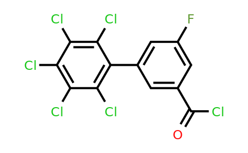 1361654-60-5 | 5-Fluoro-2',3',4',5',6'-pentachlorobiphenyl-3-carbonyl chloride
