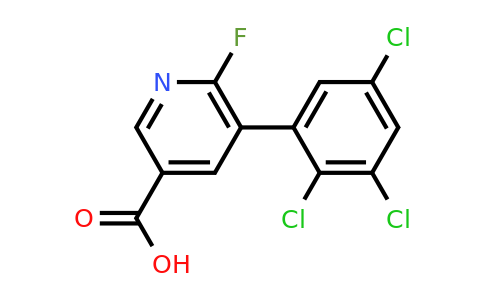 1361654-63-8 | 6-Fluoro-5-(2,3,5-trichlorophenyl)nicotinic acid