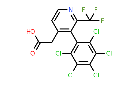 1361654-67-2 | 3-(Perchlorophenyl)-2-(trifluoromethyl)pyridine-4-acetic acid