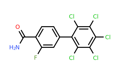1361654-72-9 | 3-Fluoro-2',3',4',5',6'-pentachlorobiphenyl-4-carboxylic acid amide