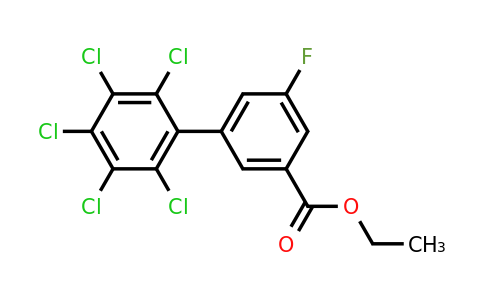 1361654-80-9 | Ethyl 5-fluoro-2',3',4',5',6'-pentachlorobiphenyl-3-carboxylate