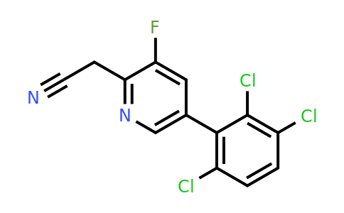 1361654-89-8 | 3-Fluoro-5-(2,3,6-trichlorophenyl)pyridine-2-acetonitrile
