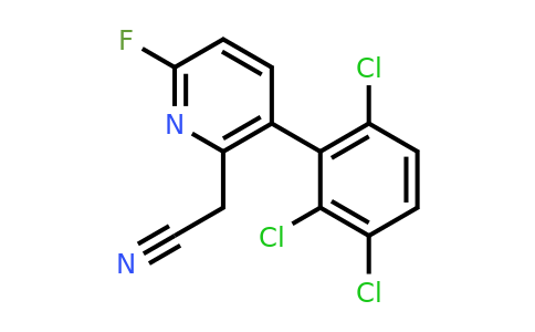 1361654-94-5 | 6-Fluoro-3-(2,3,6-trichlorophenyl)pyridine-2-acetonitrile