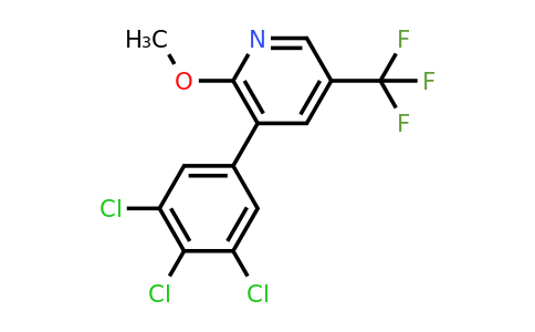 1361658-93-6 | 2-Methoxy-3-(3,4,5-trichlorophenyl)-5-(trifluoromethyl)pyridine