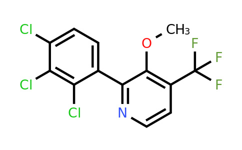 1361658-99-2 | 3-Methoxy-2-(2,3,4-trichlorophenyl)-4-(trifluoromethyl)pyridine
