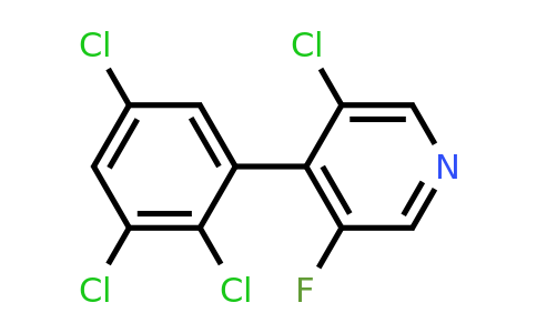 1361659-69-9 | 3-Chloro-5-fluoro-4-(2,3,5-trichlorophenyl)pyridine