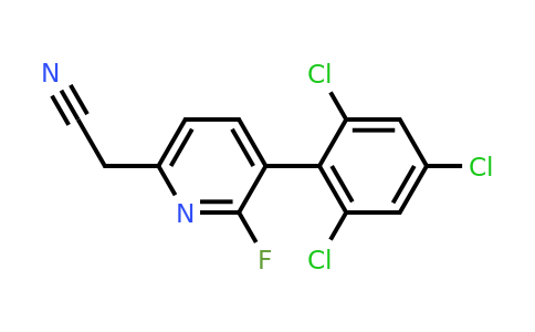 1361660-14-1 | 2-Fluoro-3-(2,4,6-trichlorophenyl)pyridine-6-acetonitrile