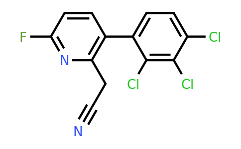 1361660-41-4 | 6-Fluoro-3-(2,3,4-trichlorophenyl)pyridine-2-acetonitrile