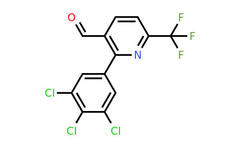 1361660-56-1 | 2-(3,4,5-Trichlorophenyl)-6-(trifluoromethyl)nicotinaldehyde