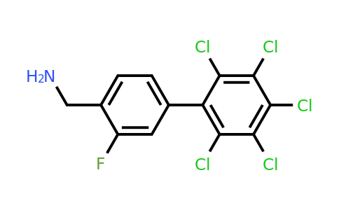 1361660-83-4 | C-(3-Fluoro-2',3',4',5',6'-pentachlorobiphenyl-4-yl)-methylamine
