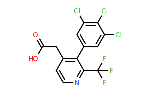 1361660-98-1 | 3-(3,4,5-Trichlorophenyl)-2-(trifluoromethyl)pyridine-4-acetic acid