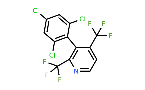 1361662-37-4 | 2,4-Bis(trifluoromethyl)-3-(2,4,6-trichlorophenyl)pyridine