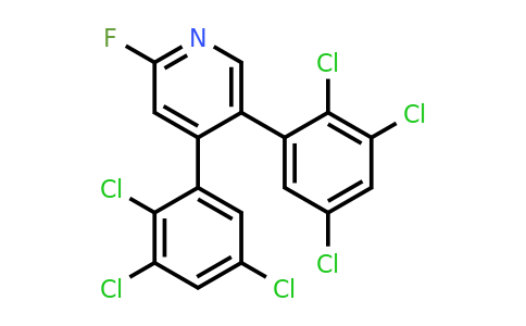 1361662-54-5 | 4,5-Bis(2,3,5-trichlorophenyl)-2-fluoropyridine