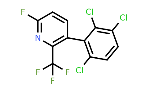 1361662-55-6 | 6-Fluoro-3-(2,3,6-trichlorophenyl)-2-(trifluoromethyl)pyridine