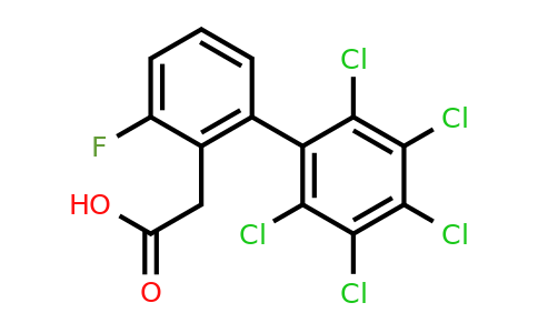 1361663-83-3 | 3-Fluoro-2',3',4',5',6'-pentachlorobiphenyl-2-acetic acid