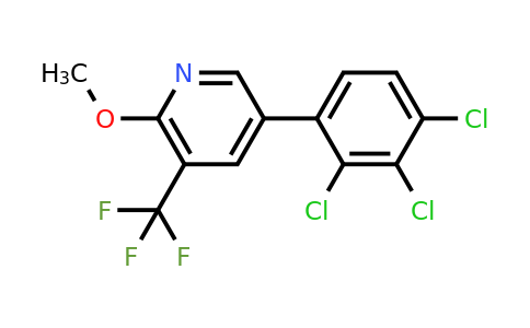 1361664-77-8 | 2-Methoxy-5-(2,3,4-trichlorophenyl)-3-(trifluoromethyl)pyridine