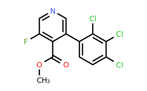 1361665-64-6 | Methyl 3-fluoro-5-(2,3,4-trichlorophenyl)isonicotinate