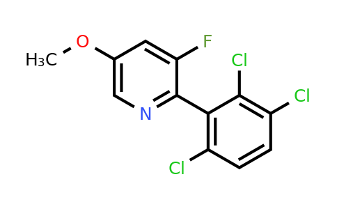 1361668-05-4 | 3-Fluoro-5-methoxy-2-(2,3,6-trichlorophenyl)pyridine