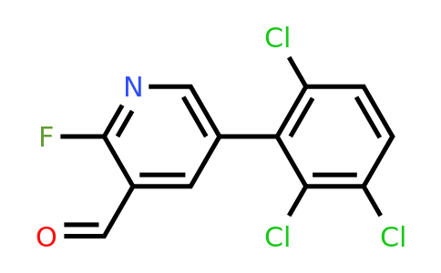 1361668-25-8 | 2-Fluoro-5-(2,3,6-trichlorophenyl)nicotinaldehyde