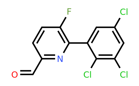 1361668-37-2 | 5-Fluoro-6-(2,3,5-trichlorophenyl)picolinaldehyde