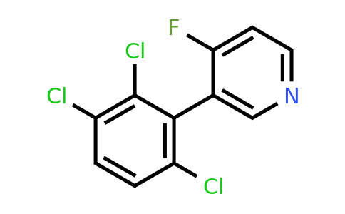 1361668-63-4 | 4-Fluoro-3-(2,3,6-trichlorophenyl)pyridine