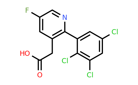 1361668-73-6 | 5-Fluoro-2-(2,3,5-trichlorophenyl)pyridine-3-acetic acid