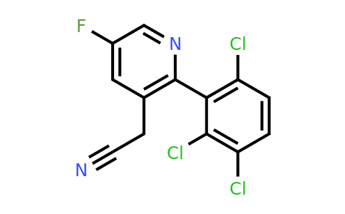 1361668-88-3 | 5-Fluoro-2-(2,3,6-trichlorophenyl)pyridine-3-acetonitrile