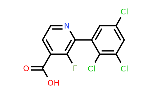 1361669-57-9 | 3-Fluoro-2-(2,3,5-trichlorophenyl)isonicotinic acid