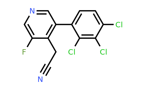 1361669-60-4 | 3-Fluoro-5-(2,3,4-trichlorophenyl)pyridine-4-acetonitrile