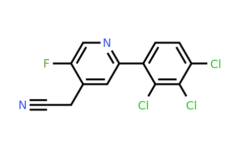 1361669-64-8 | 5-Fluoro-2-(2,3,4-trichlorophenyl)pyridine-4-acetonitrile