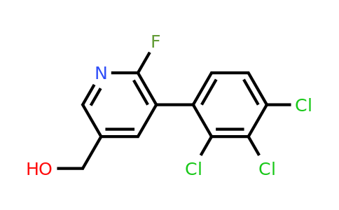 1361669-69-3 | 2-Fluoro-3-(2,3,4-trichlorophenyl)pyridine-5-methanol