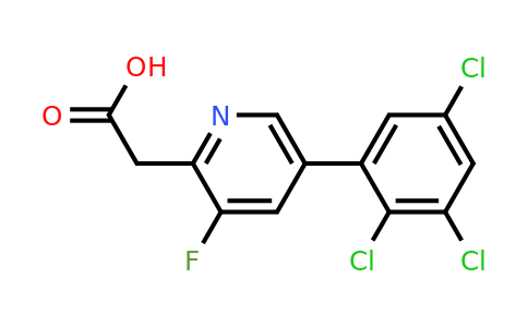 1361669-70-6 | 3-Fluoro-5-(2,3,5-trichlorophenyl)pyridine-2-acetic acid
