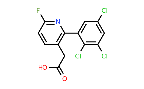 1361669-73-9 | 6-Fluoro-2-(2,3,5-trichlorophenyl)pyridine-3-acetic acid