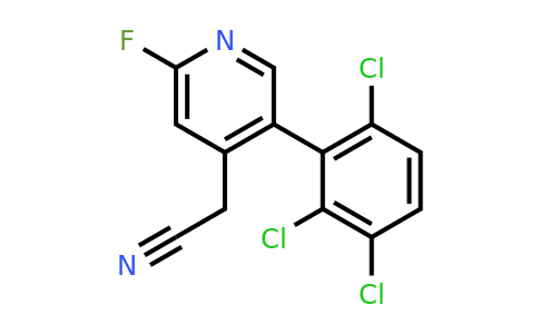 1361669-79-5 | 2-Fluoro-5-(2,3,6-trichlorophenyl)pyridine-4-acetonitrile