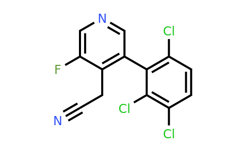 1361669-83-1 | 3-Fluoro-5-(2,3,6-trichlorophenyl)pyridine-4-acetonitrile