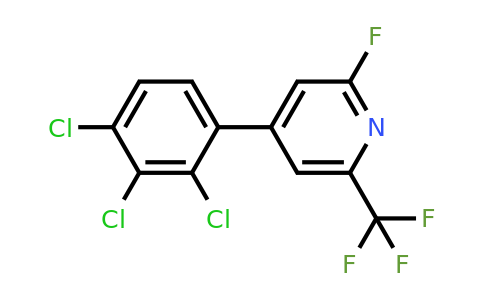 1361669-89-7 | 2-Fluoro-4-(2,3,4-trichlorophenyl)-6-(trifluoromethyl)pyridine